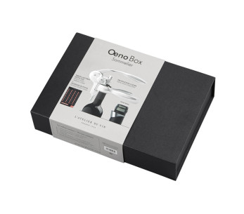 L'Atelier du vin Oeno Box set di cavatappi Sommelier in metallo cromato 2