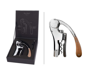 Korketrekker L'Atelier du vin Oeno Motion Wood & Chrome