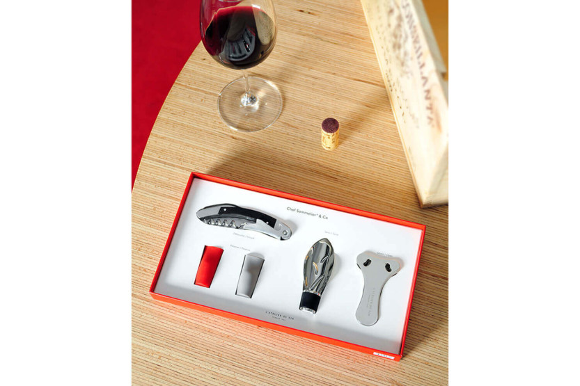 Presentförpackning L'Atelier du vin Chef Sommelier & Co - 5 delar