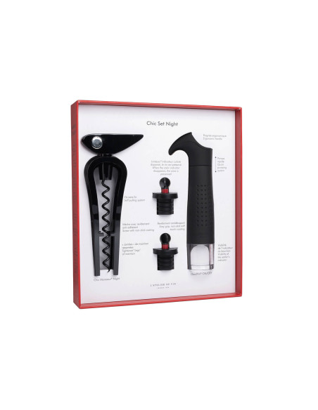 Geschenkdoos L'Atelier du Vin Chic Set Nacht - 4 stuks