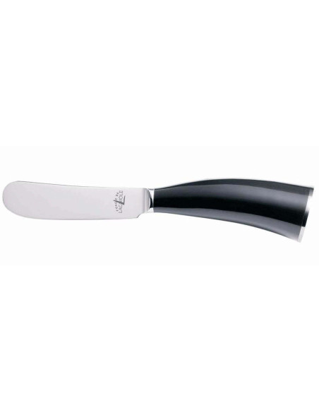 Forge de Laguiole Lou Bure botermes met donker hoornen handvat