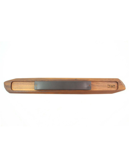 Barra magnética tope de gama Nogal 60cm para 8 cuchillos