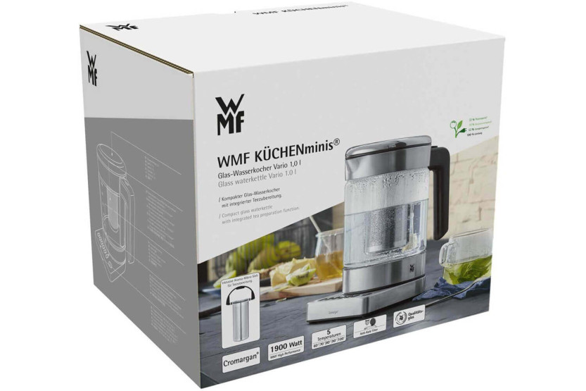 Chaleira/chaleira de vidro WMF Kitchenminis Vario 1L