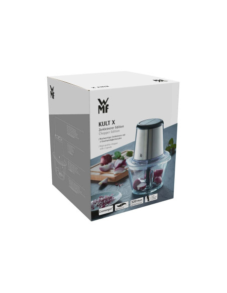 Picadora eléctrica WMF Kult X com taça de vidro de 1L