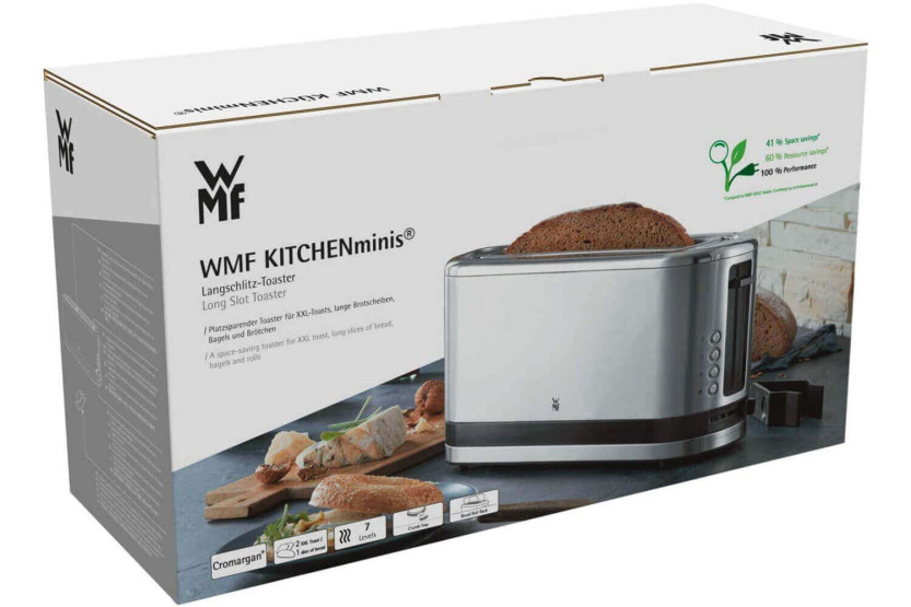 Torradeira extra longa WMF Kitchenminis com pinça para torradeira