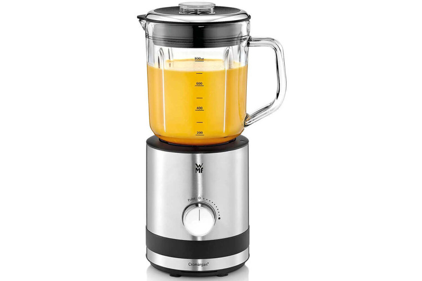 WMF Kitchenminis blender i glass og 18/10 rustfritt stål Cromargan 0,8L