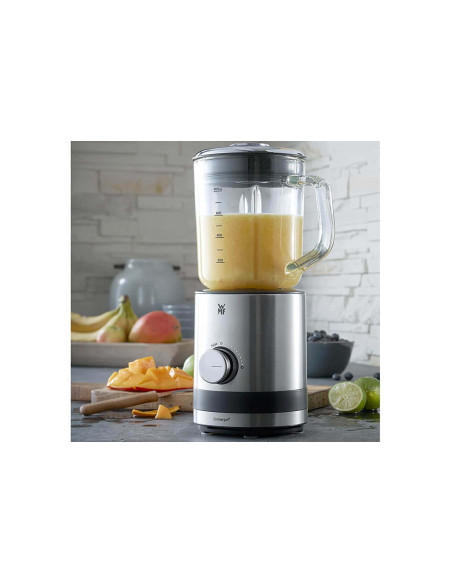 WMF Kitchenminis blender in glas en 18/10 roestvrij staal Cromargan 0.8L