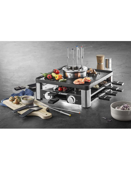 WMF Lumero 3-i-1 Gourmet Station raclette, fondue och grill