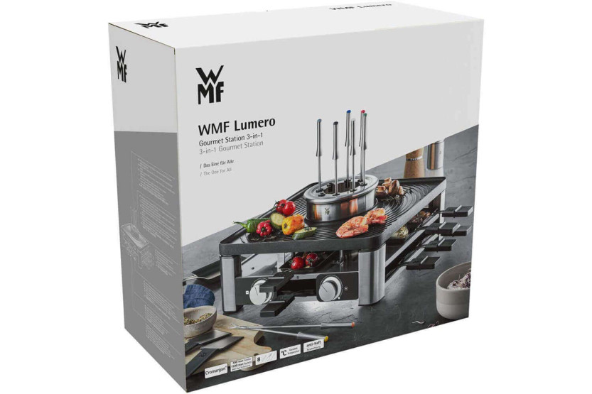 WMF Lumero 3-in-1 Gourmet Station raclette, fondue and grill