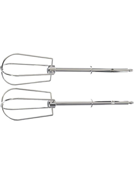 WMF Kult X handmixer met 2 paar 18/10 Cromargan roestvrijstalen haken