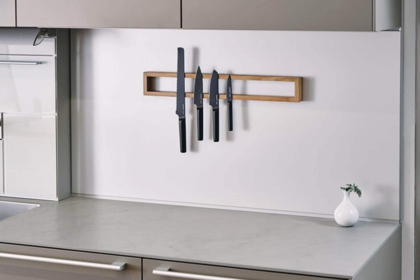 Clap Design barra magnética hecha a mano en roble 57cm