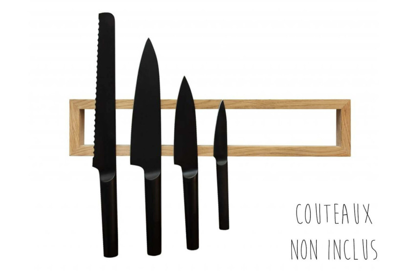 Clap Design barra magnética hecha a mano en roble 37cm