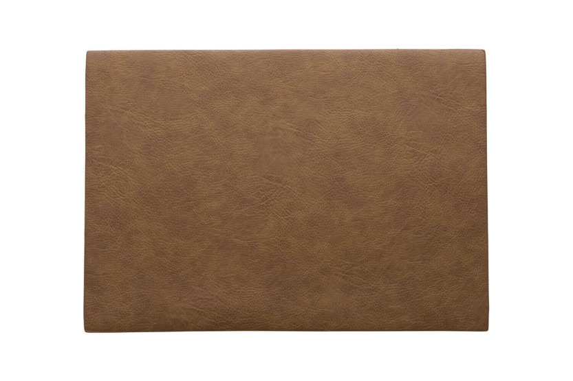 Asa Selection tovaglietta caramello in pelle vegetale 46x33cm