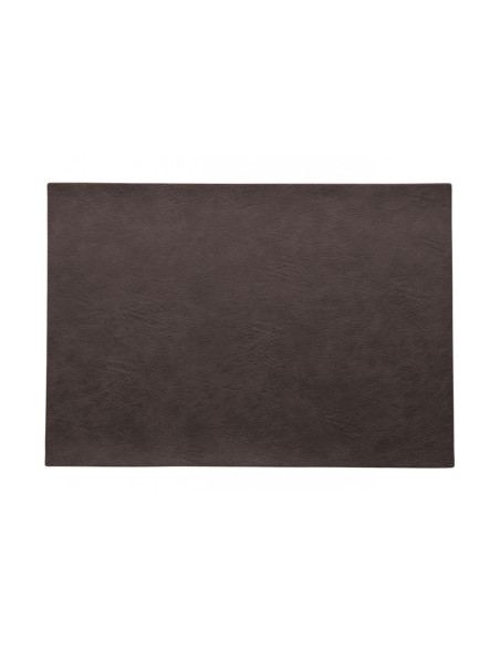 Asa Selection svart kaffedukunderlägg i vegetabiliskt läder 46x33cm