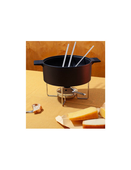 Conjunto de fondue em ferro fundido Mono anti-derrame