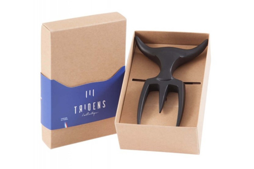 Garfo de carne Onyx de edição limitada da Tridens com base em pedra de papel