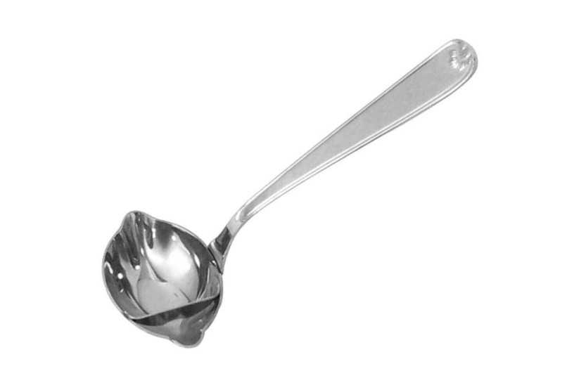 Cuchara de acero inoxidable para jugos grasos y magros
