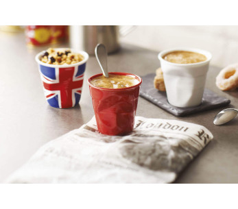 Revol Espresso Froissé 8cl chiliposliinikuppi chili 2