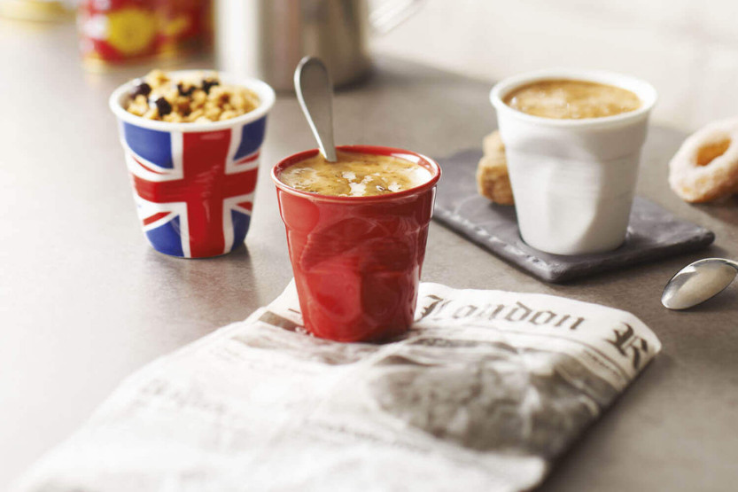 Revol Espresso Froissé 8cl porcelain chili cup
