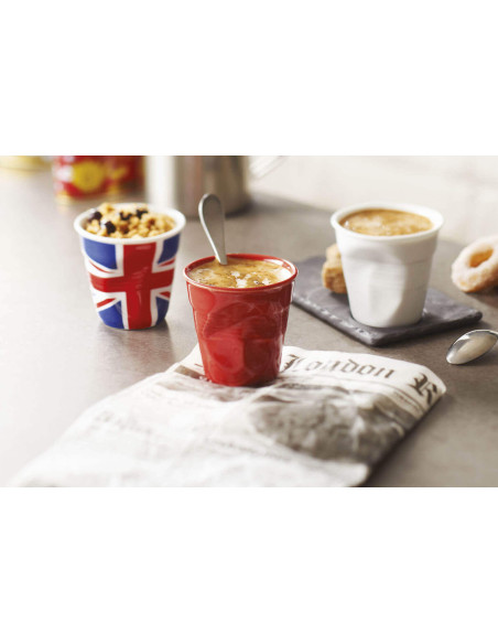 Revol Espresso Froissé 8cl porcelain chili cup