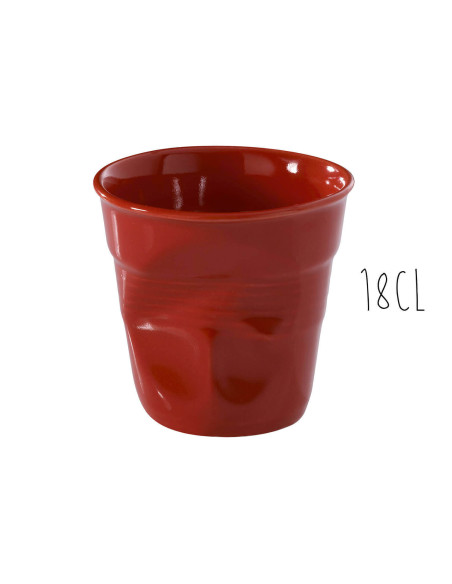 Revol Cappuccino Froissé 18cl porcelain chili cup