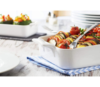 Plato rectangular Revol Belle Cuisine 26X18,5cm Blanco 2