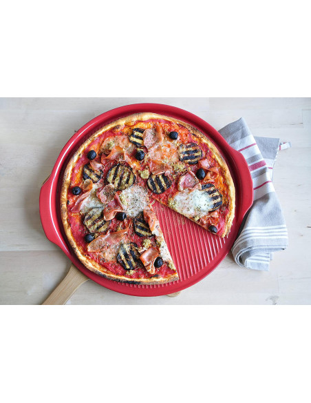 Piedra cerámica ranurada para pizza Emile Henry 36cm