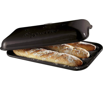 Emile Henry keramische stokbroodvorm