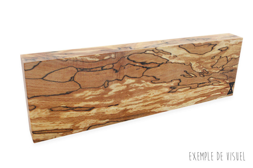 Barra magnética artesanal Essences Creations 30cm em faia e resina - 3 lugares