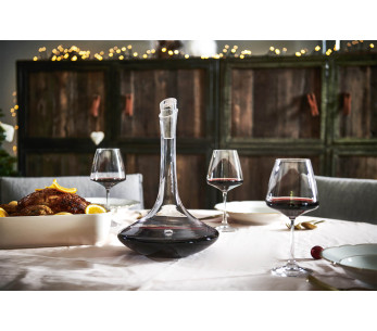Decanter Peugeot Ibis 75cl para vinhos maduros tintos e brancos em vidro soprado 2