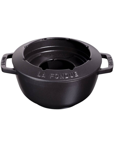 Valurautainen fonduesetti STAUB 20cm 6 henkilöä