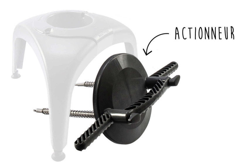 Matfer Prep Chef Actuador sin soporte y accesorios