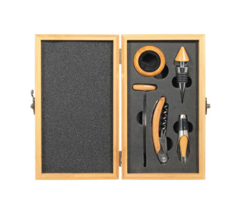 Sommelier-Set Pradel Excellence 5-teilig Bambus 2