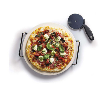 Kichencraft World of Flavours pizzakivisarja pizzapyörällä - 32cm 2