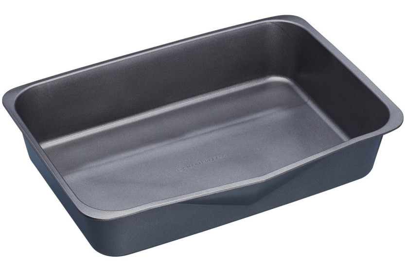 Set med 7 MasterClass Smartspace non-stick bakformar och fat i stål