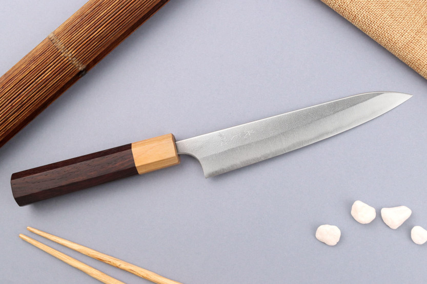 Yoshimi Kato AS Nashiji 15cm handmade japanese utility knife