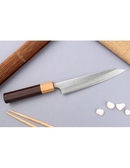 Yoshimi Kato AS Nashiji 15 cm håndlaget japansk universalkniv