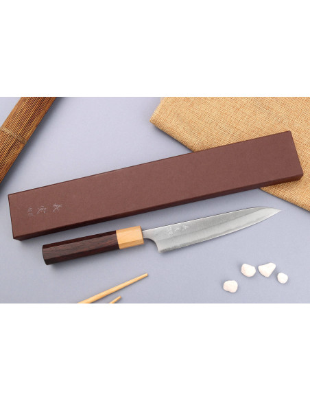 Yoshimi Kato AS Nashiji 15cm handgjord japansk verktygskniv