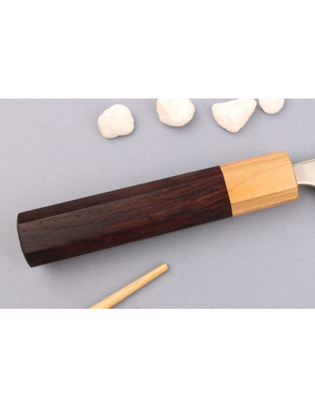 Yoshimi Kato AS Nashiji 15cm handmade japanese utility knife