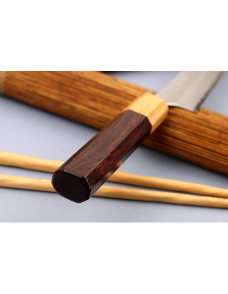 Japanisches handgefertigtes Universalmesser Yoshimi Kato AS Nashiji 15cm