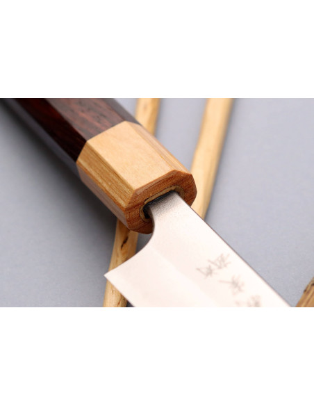 Yoshimi Kato AS Nashiji 15cm handmade japanese utility knife