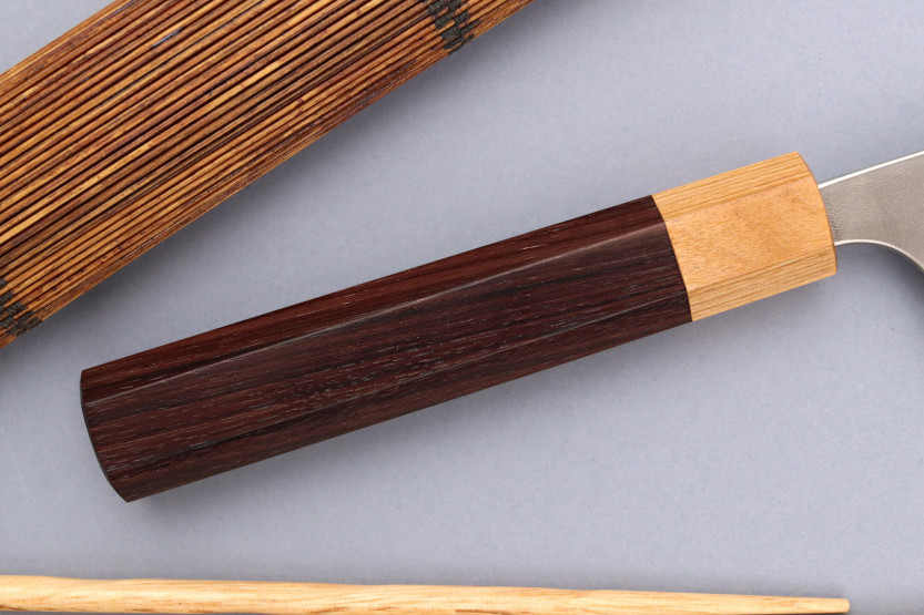 Yoshimi Kato AS Nashiji 27 cm coltello giapponese sujihiki fatto a mano