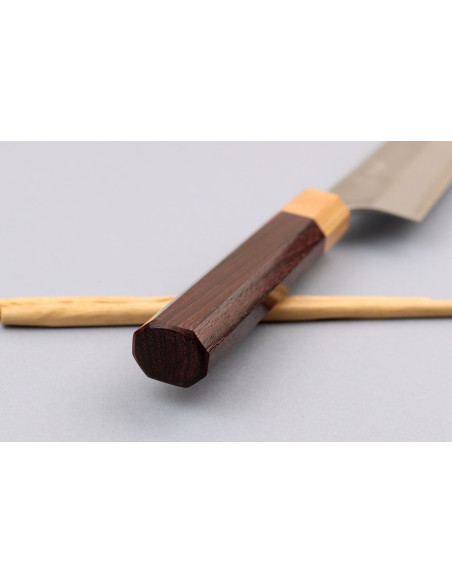 Yoshimi Kato AS Nashiji 27 cm håndlavet japansk sujihiki-kniv