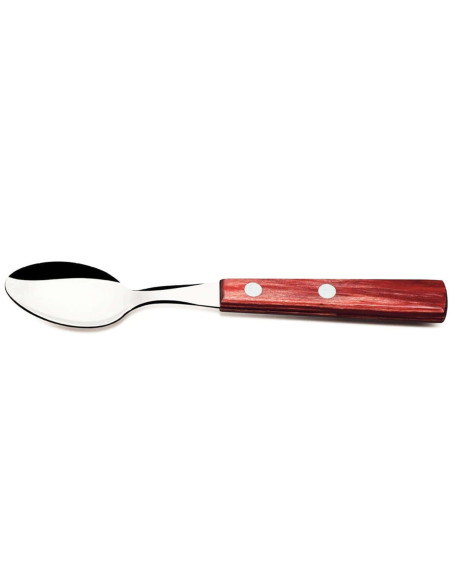 Juego de 12 cucharas rojas Tramontina para té, café y postre