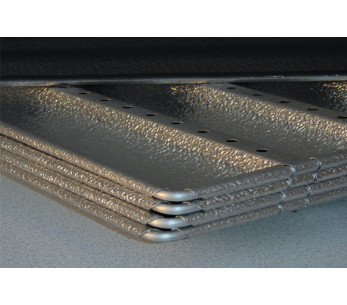 Plate med 8 takrenner i aluminium 2
