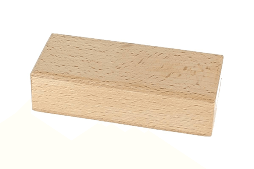 Piedra natural de Arkansas de grano ultrafino con soporte de madera