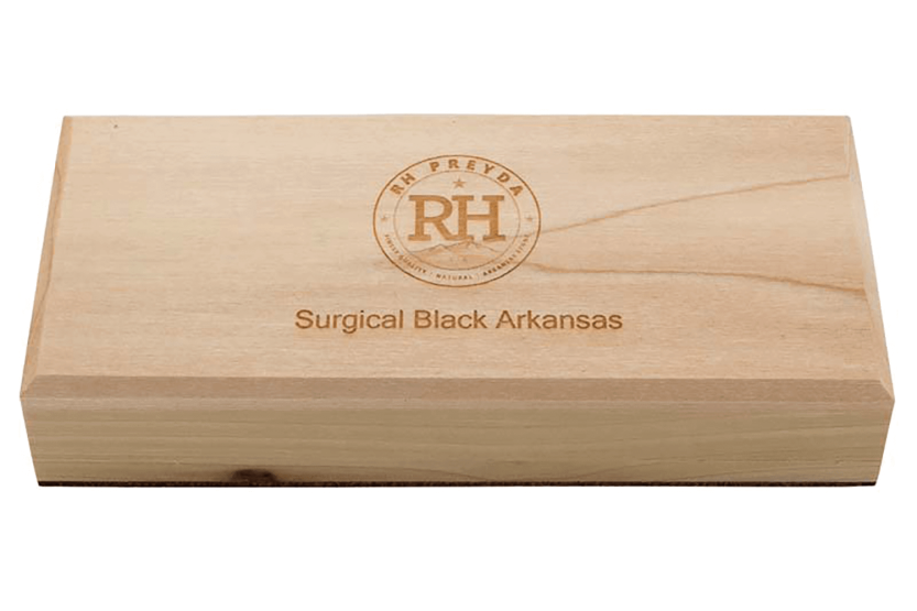 Naturstein fra Arkansas Surgical Black Arkansas Stone RH PREYDA ultrafine grain