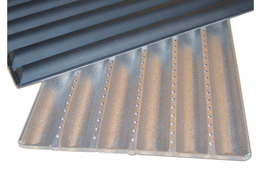 Bread plate for 5 aluminium baguettes