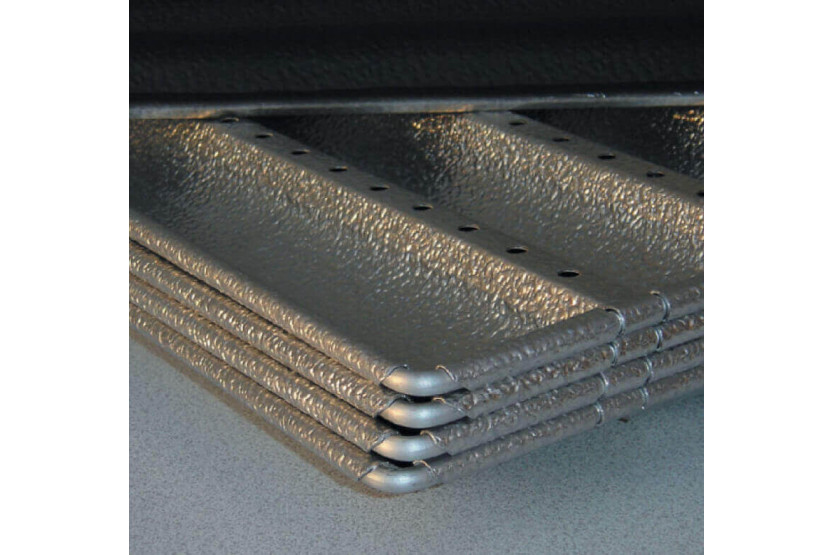Bread plate for 5 aluminium baguettes