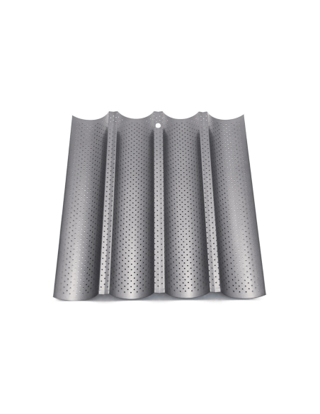 Perforated plate for 4 steel rods or tiles